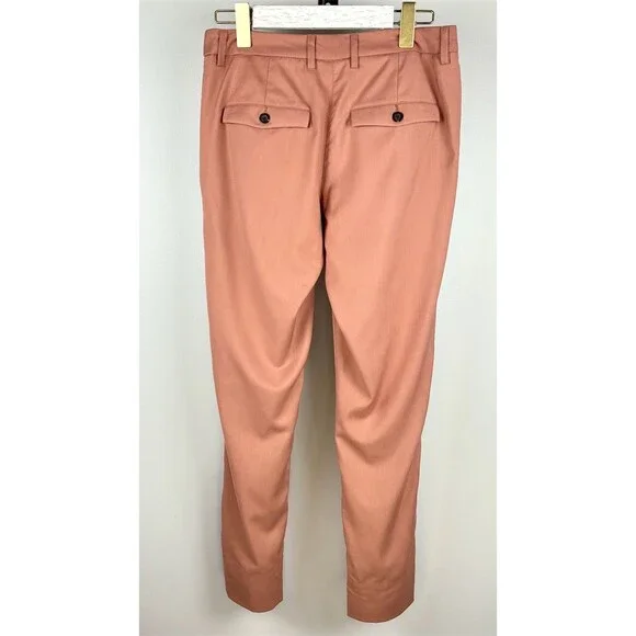 Wildfang The Empower Trouser Pants Women’s Rose Brown Slim Straight - Picture 3 of 12